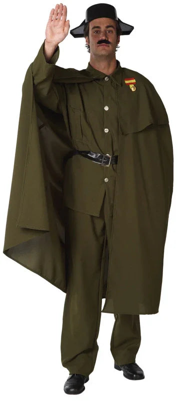 Disfraz de Guardia Civil con Capa para Hombre Guardia Civil El Rey del Carnaval